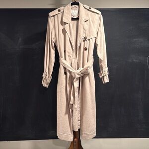 Women’s linen trench coat XS